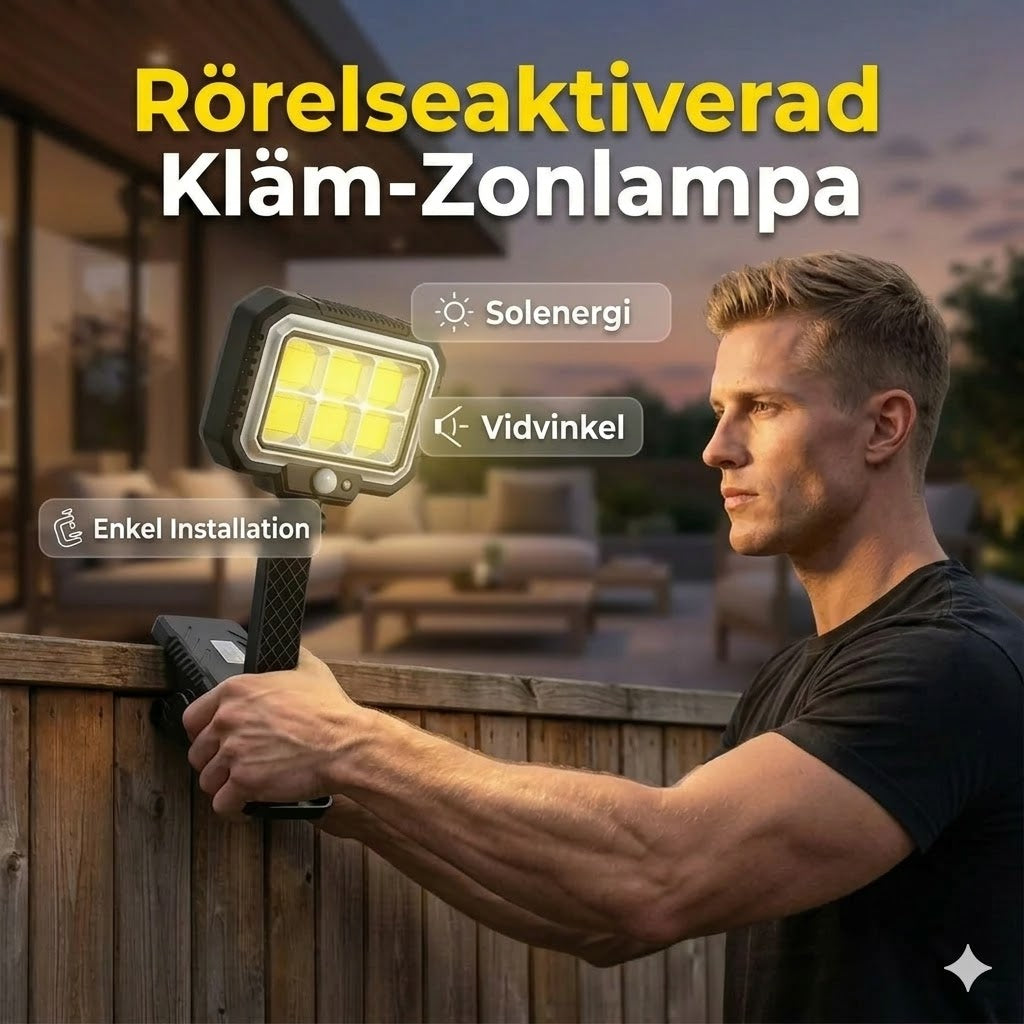 Solcellslampa utomhus – klicka fast den och din trädgård lyser upp gratis!