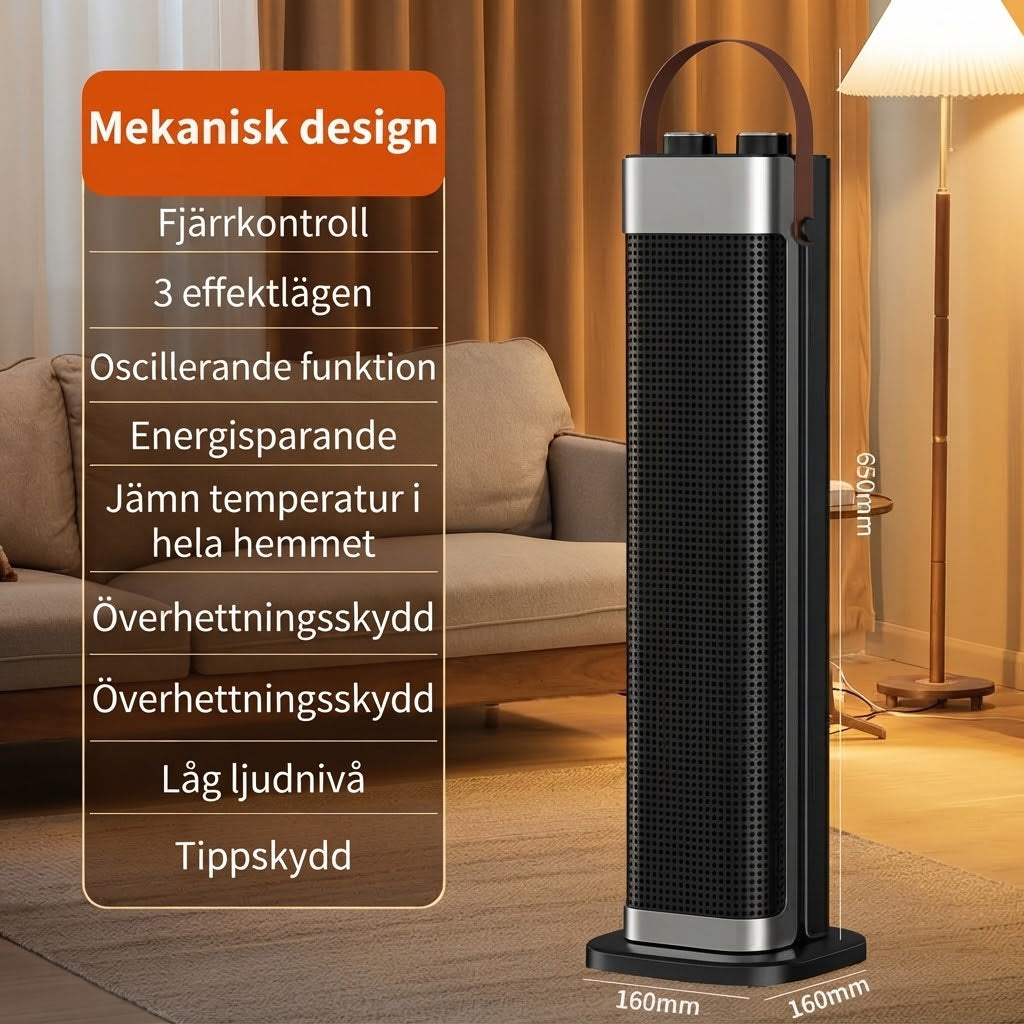 2 i 1 rumsvärmare med luftfuktare