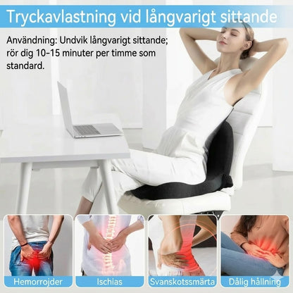 Halkfri sittdyna i memoryskum