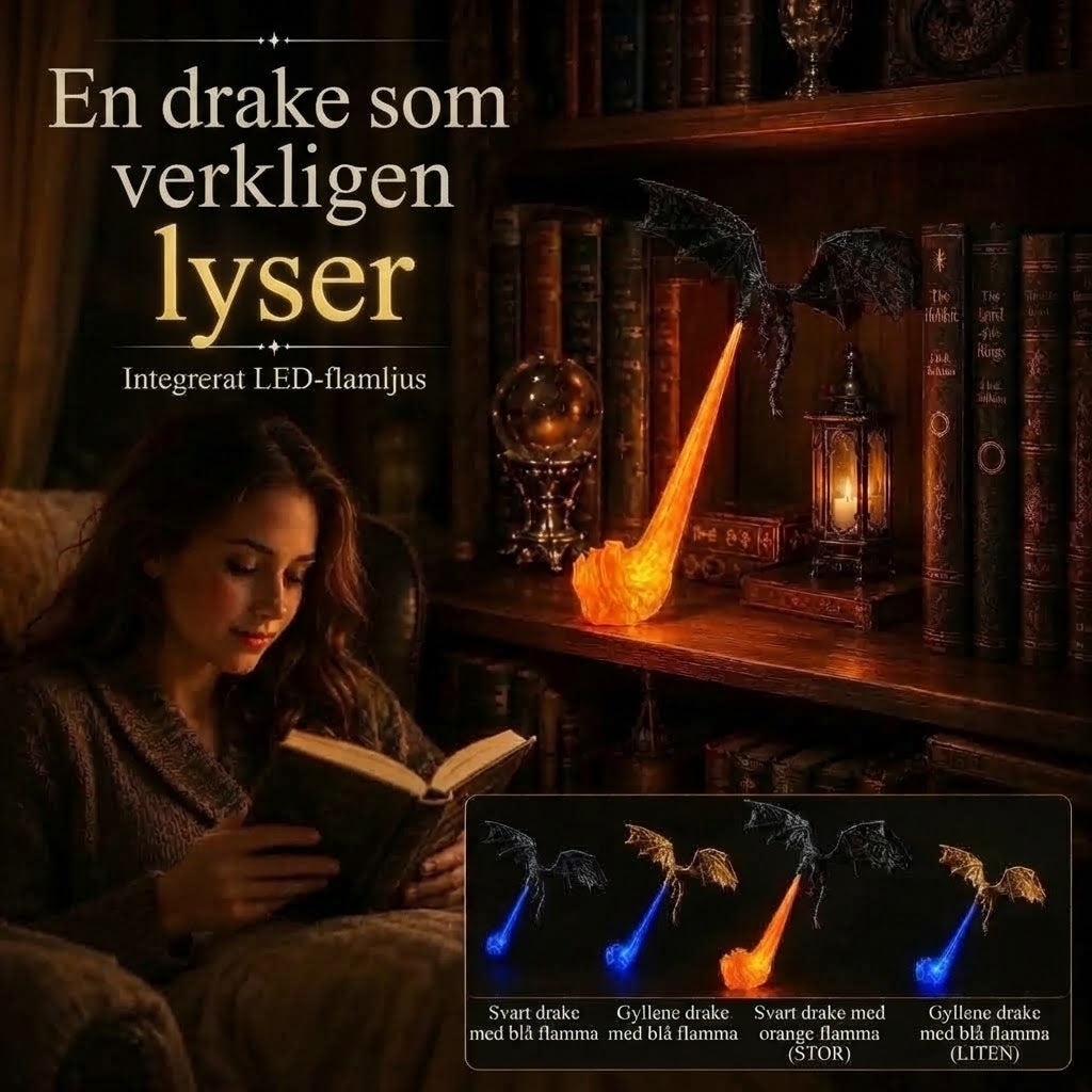 DrakMagi stämningslampa för fantasyälskare