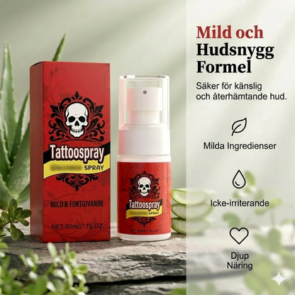 Återfuktande eftervårdsspray för tatueringar