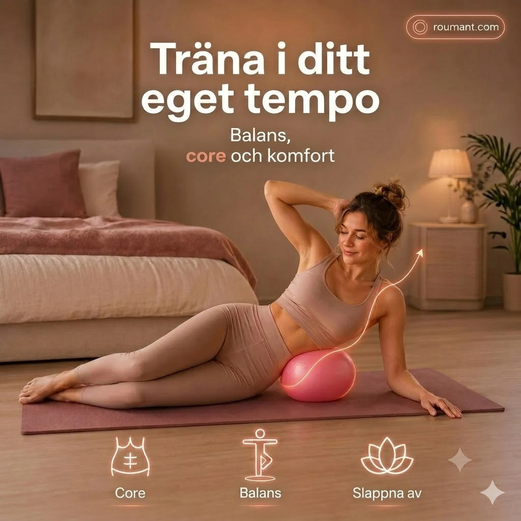 Pilatesboll 15 cm – explosionssäker, halkfri bikakedesign, bärbar