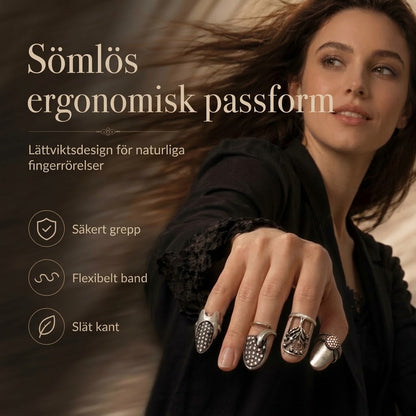 Justerbara nagelringar 4-pack