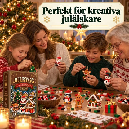 Christmas Build adventskalender med byggbara julfigurer