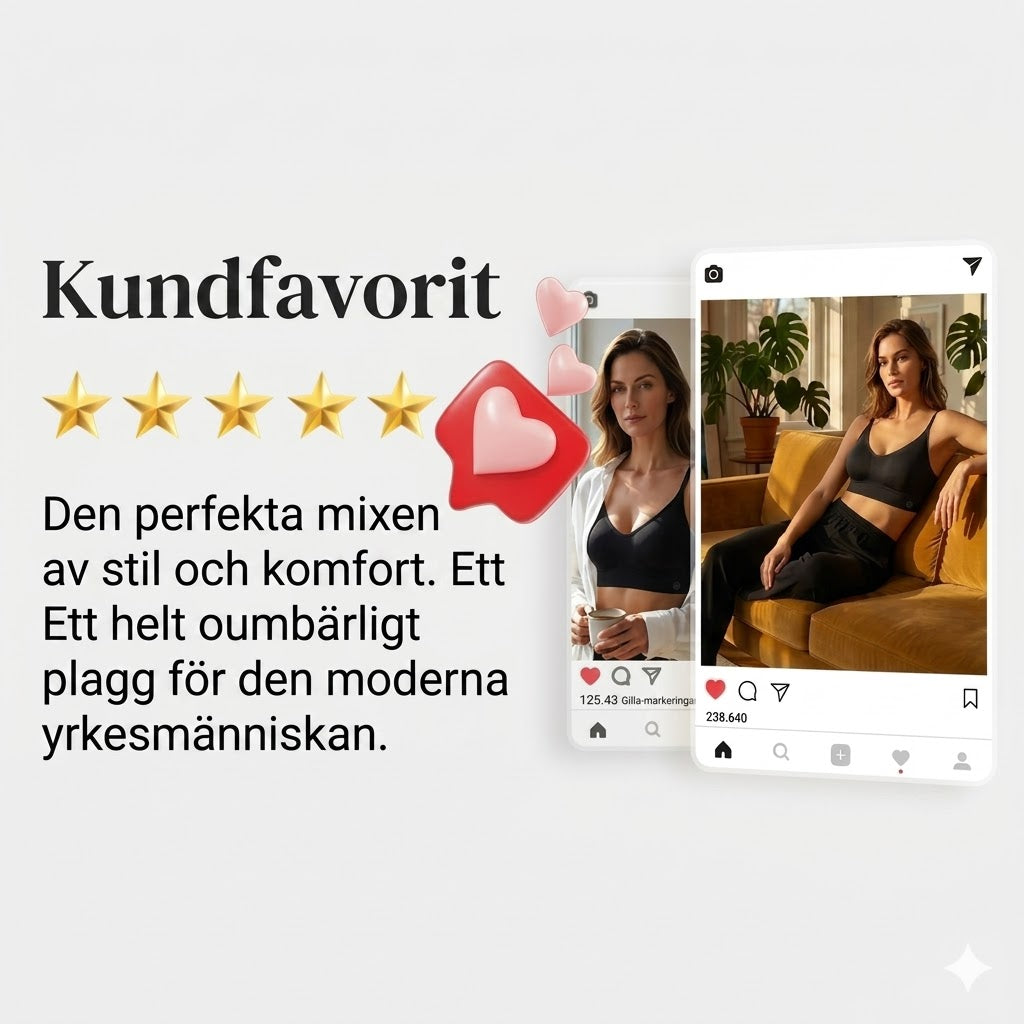 Sömlös U-ringad behå med öppen rygg