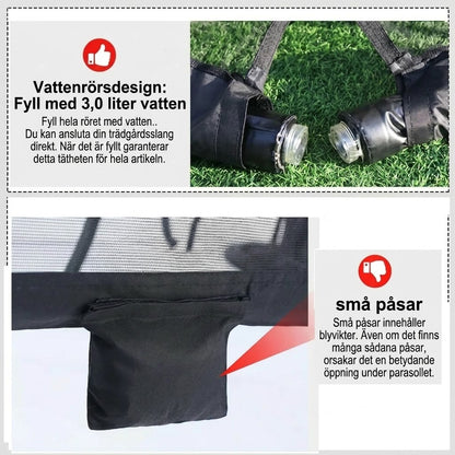 Bordsskärm för parasoll