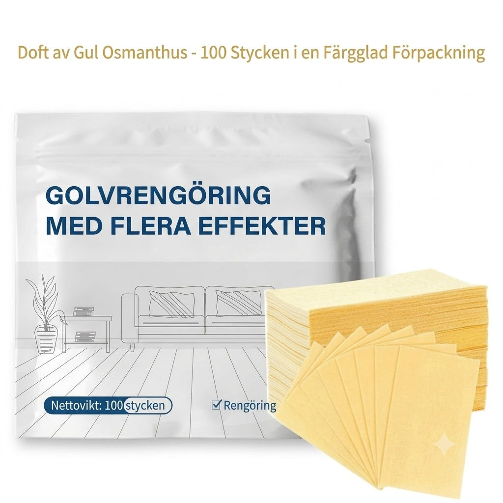 Multi-effekt golvrengöringsark (100-pack)