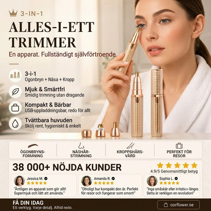 Precisionstrimmer för ögonbryn