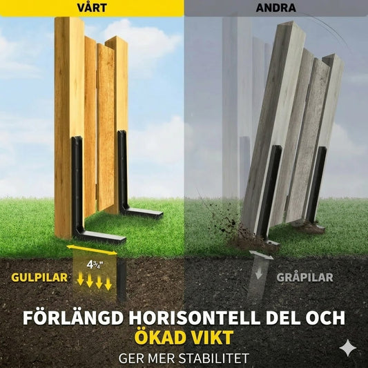 Reparationssats för tunga stängselstolpar