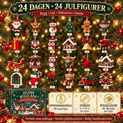Christmas Build adventskalender med byggbara julfigurer