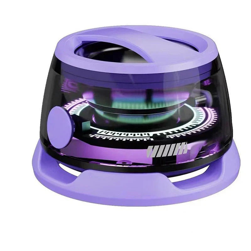 Kompakt och magnetiskt Bluetooth-högtalarset med LED-belysning