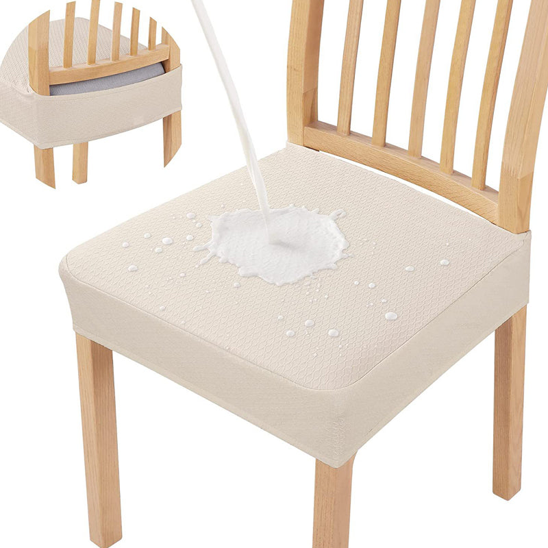 Vattentätt Jacquard-stolsöverdrag: Snyggt och fläckfritt