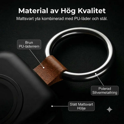 Kompakt magnetisk powerbank för smartklocka 1 200 mAh med nyckelring
