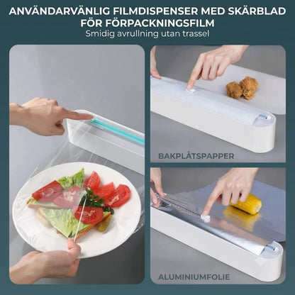 Magnetisk skärare för plastfolie