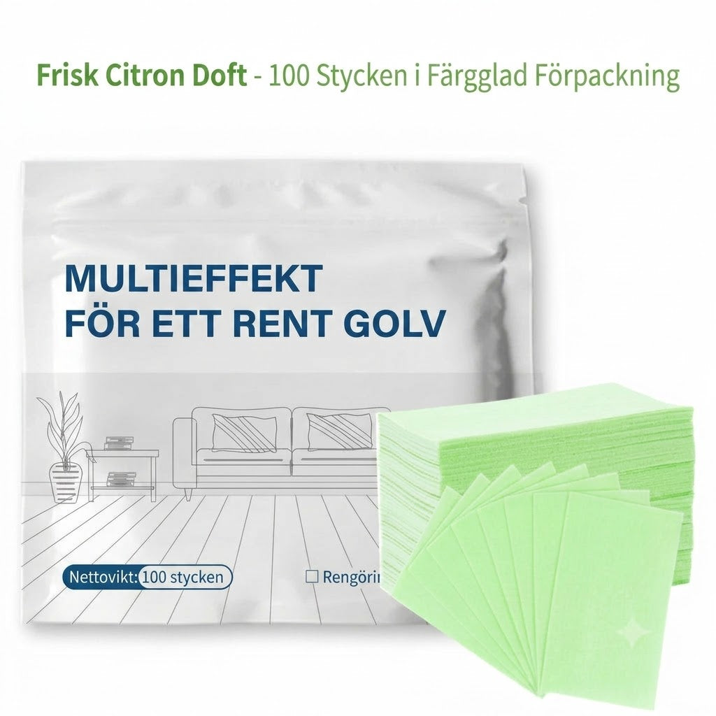 Multi-effekt golvrengöringsark (100-pack)