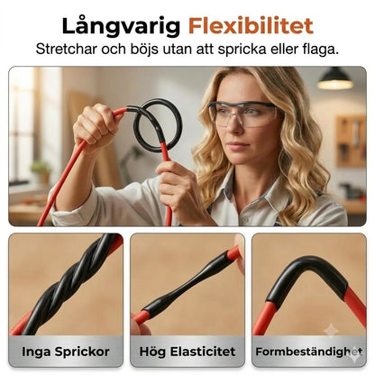 Flytande elektrisk eltejp som tätningsmedel