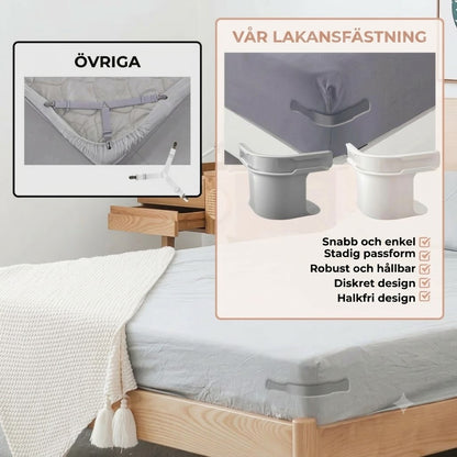Lakanclips för sträckta lakan, 4-pack