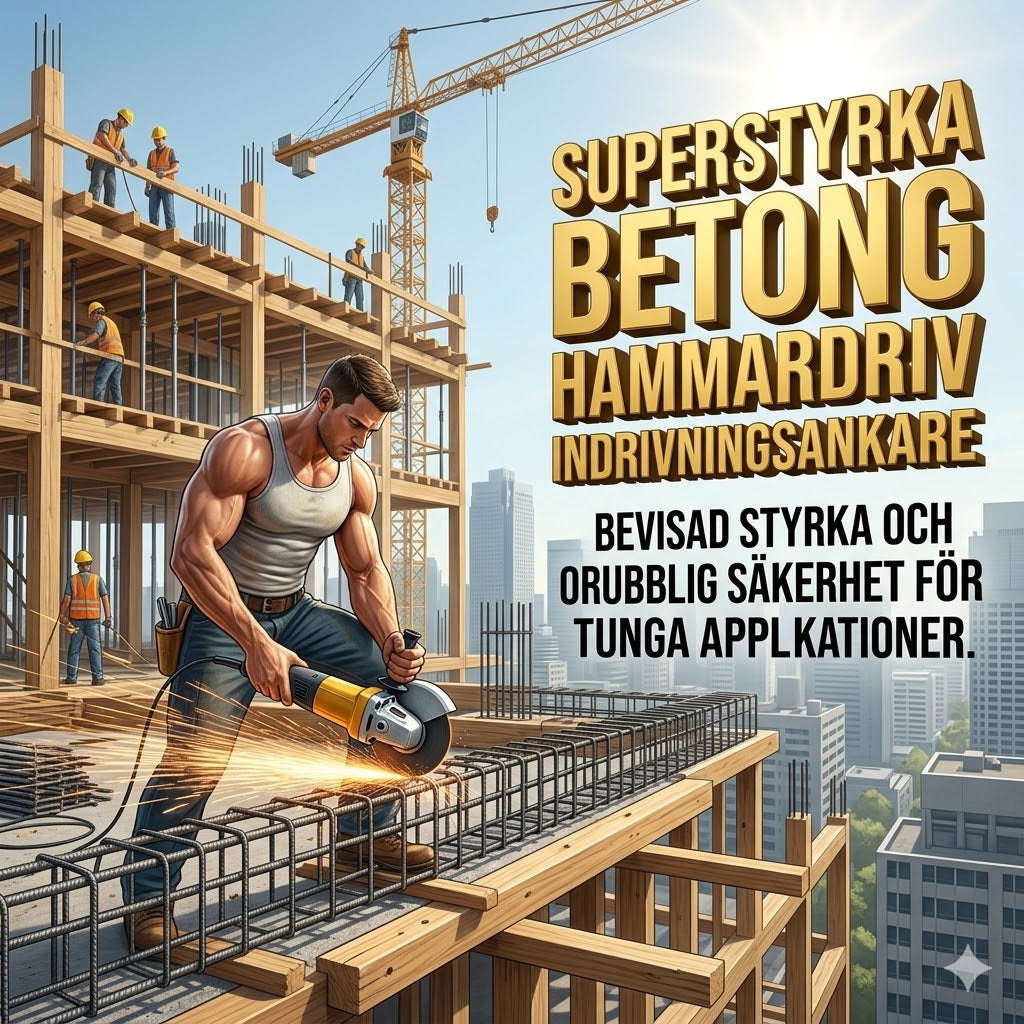Hammarborrplugg för betong och tegel