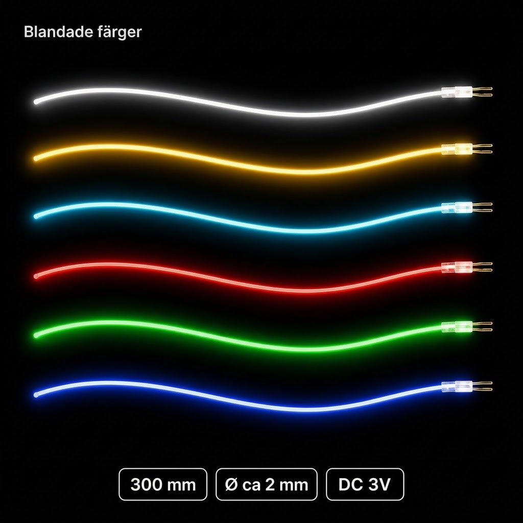 LumiNoodles klippbara flexibla LED-filament