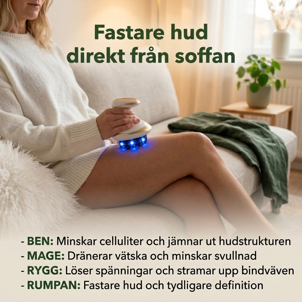 LymfElite massageapparat med vakuum värme och LED ljus
