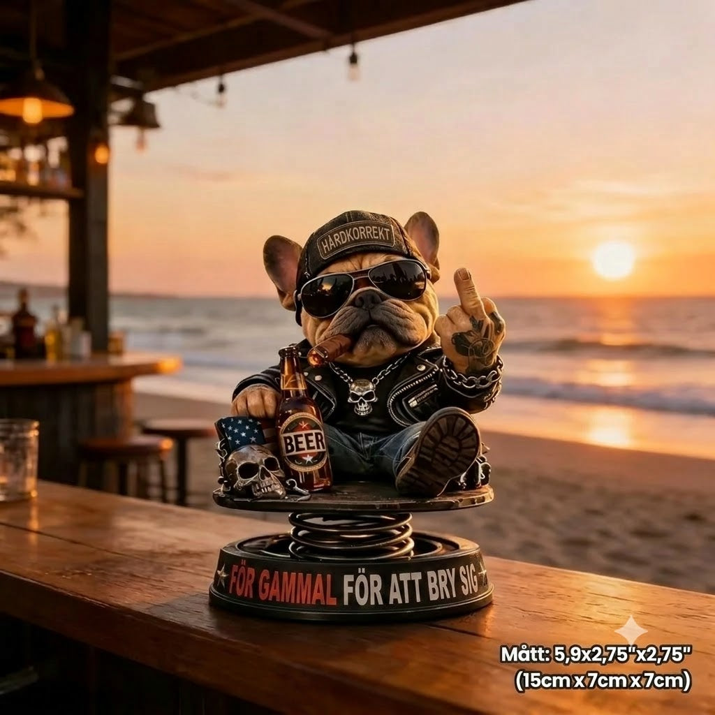 Bulldogdekoration för bilen