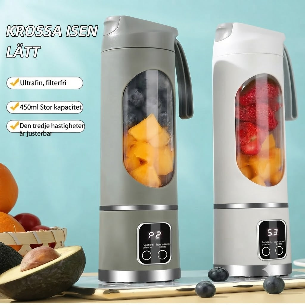 Sladdlös bärbar blender för juice och smoothies