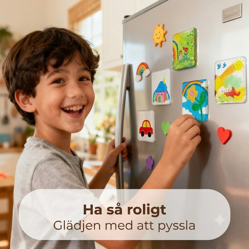 Set med 10 fotomagneter