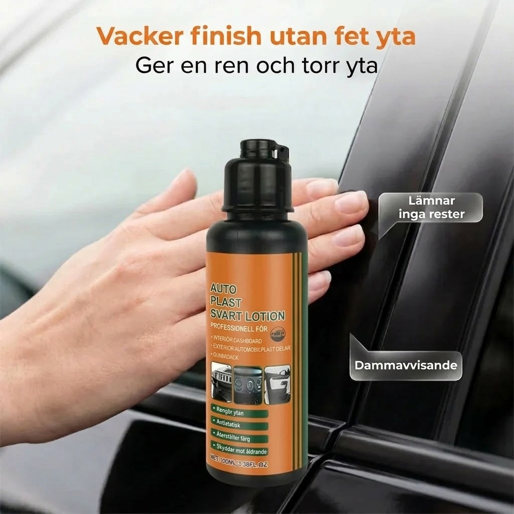 Plastförnyare för bilens interiör och exteriör