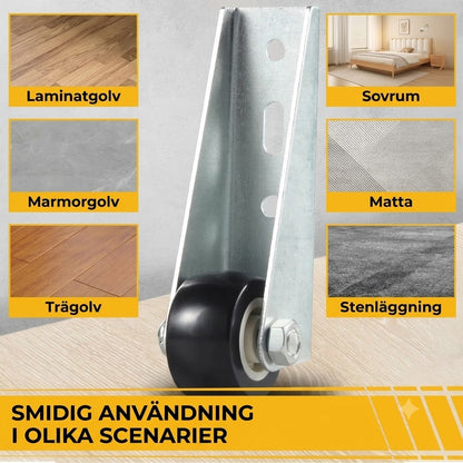 Set med 2 länkhjul