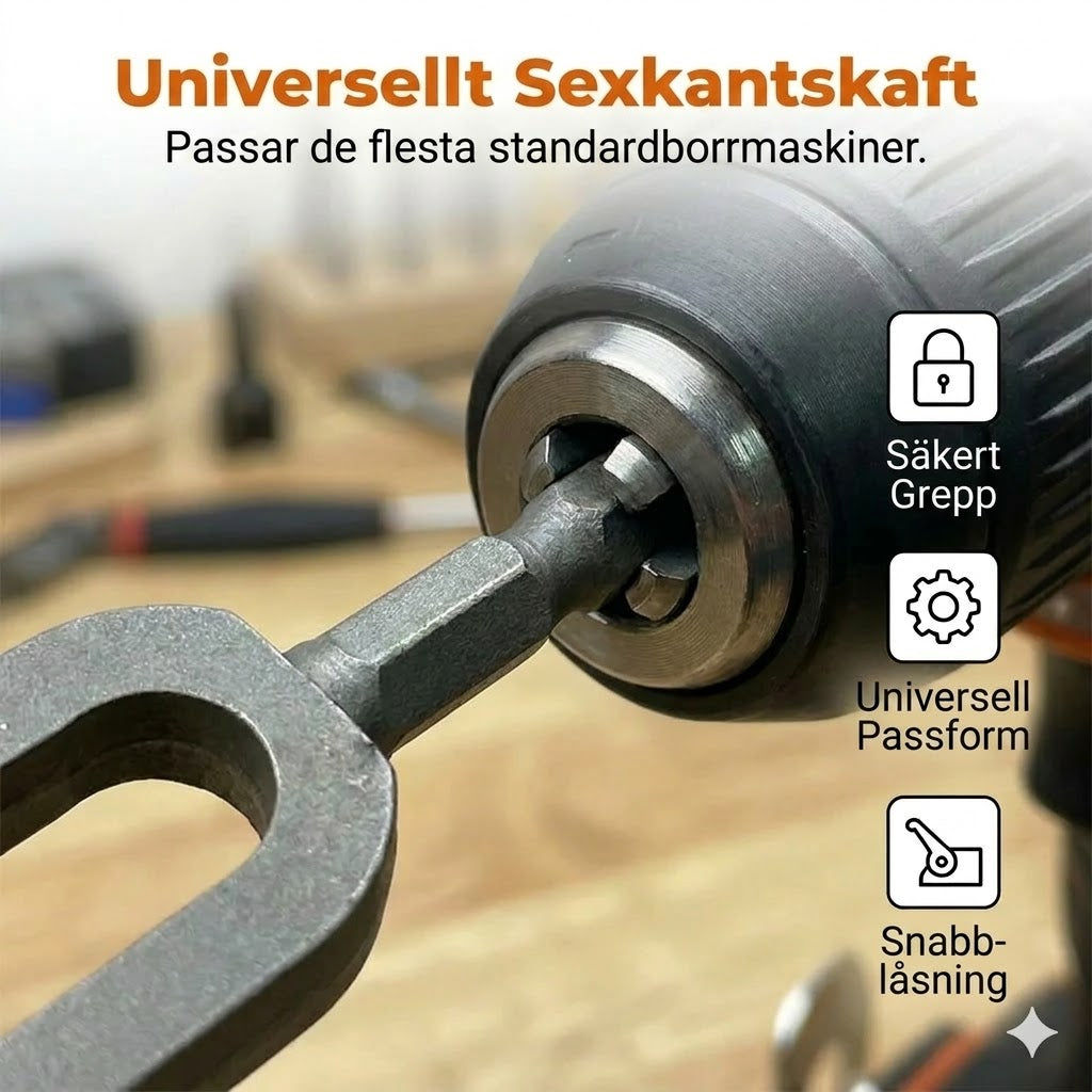 Trådskalare och kabeltvinnare för borrmaskin