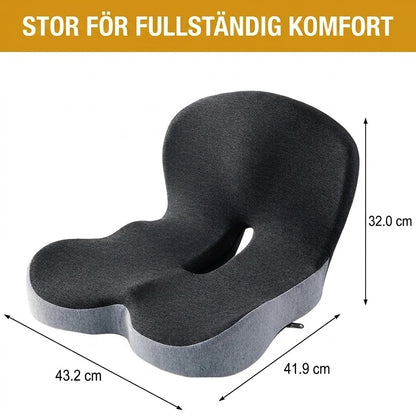 Halkfri sittdyna i memoryskum