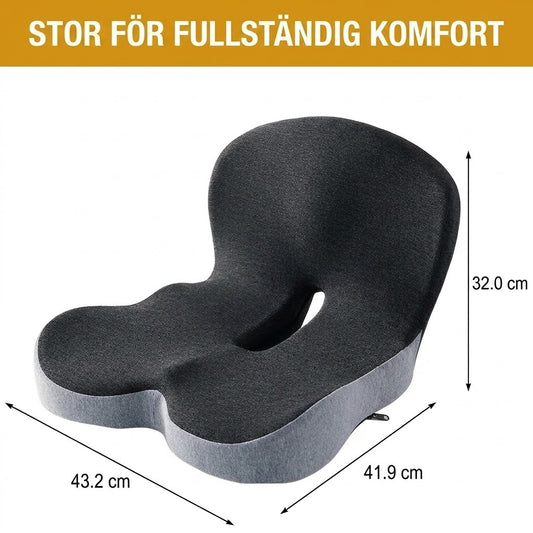 Halkfri sittdyna i memoryskum