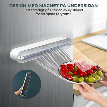 Magnetisk skärare för plastfolie