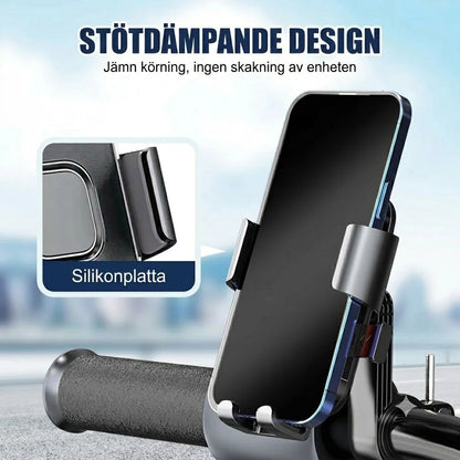 Vibrationsdämpande Mobilhållare för Cykel och Motorcykel