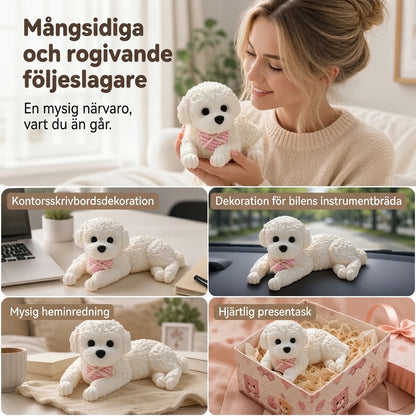 Teddyhund antistress-squishy med halkfri matta
