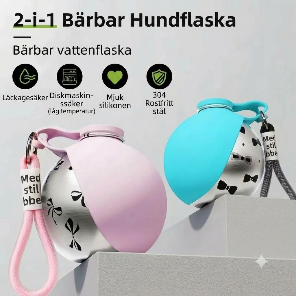 Läckagesäker vattenkopp för husdjur