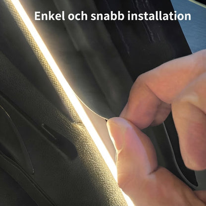 Dynamisk LED-list för bagageutrymme med välkomstfunktion