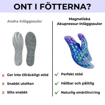 Medivital Magnetiska Akupressur-Inläggssulor