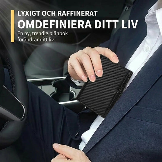 Slimmad herrplånbok med RFID-skydd