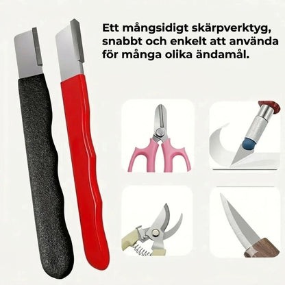 Set med 2 kniv- och saxslipar