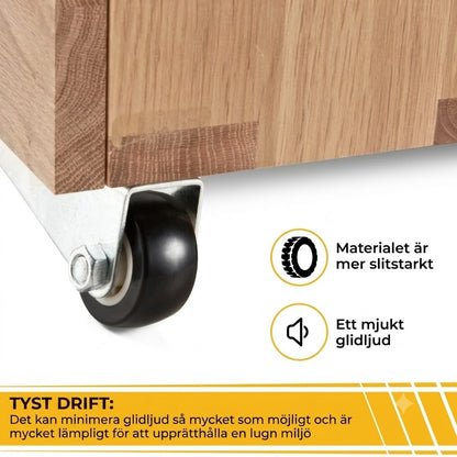Set med 2 länkhjul