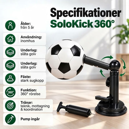 SoloKick 360 fotbollstränare för inomhusbruk