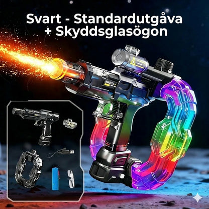 Ljusupplyst regnbågsvattenpistol
