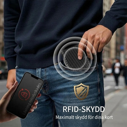 Slimmad herrplånbok med RFID-skydd