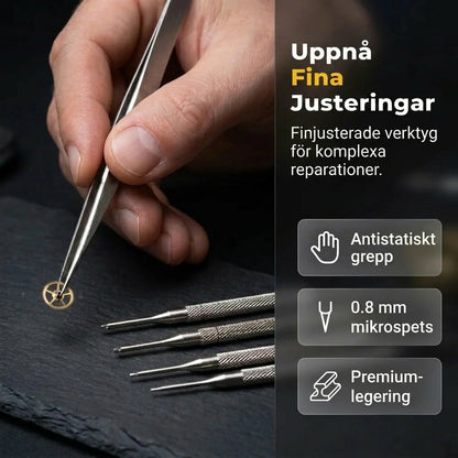 Klockreparationssats för byte av armband och batteri