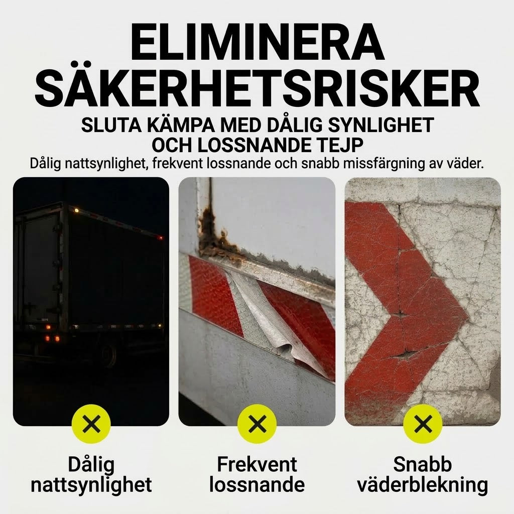Vattentät självhäftande reflekterande piltejp 5 meter