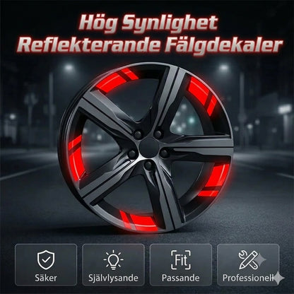 Reflekterande fälgtejp för bilhjul
