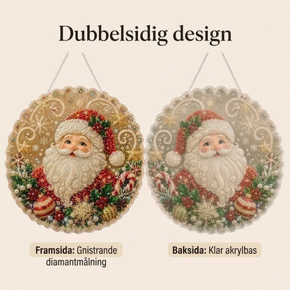 DIY diamantmålning julhängen med pärlor