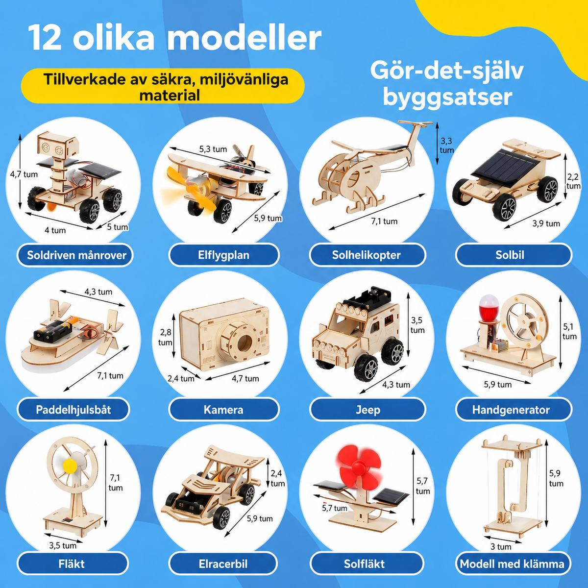 Verktygsfri Robotbyggsats