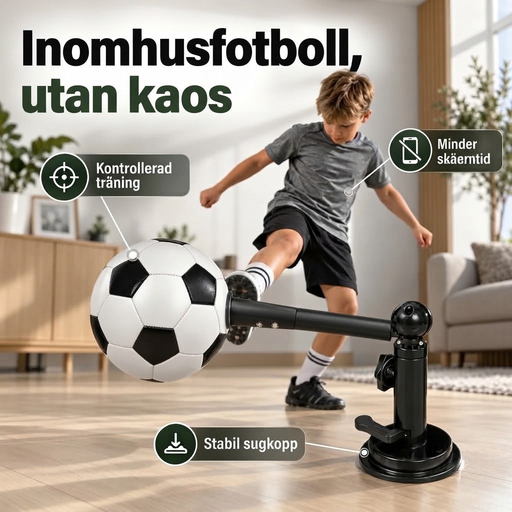 SoloKick 360 fotbollstränare för inomhusbruk